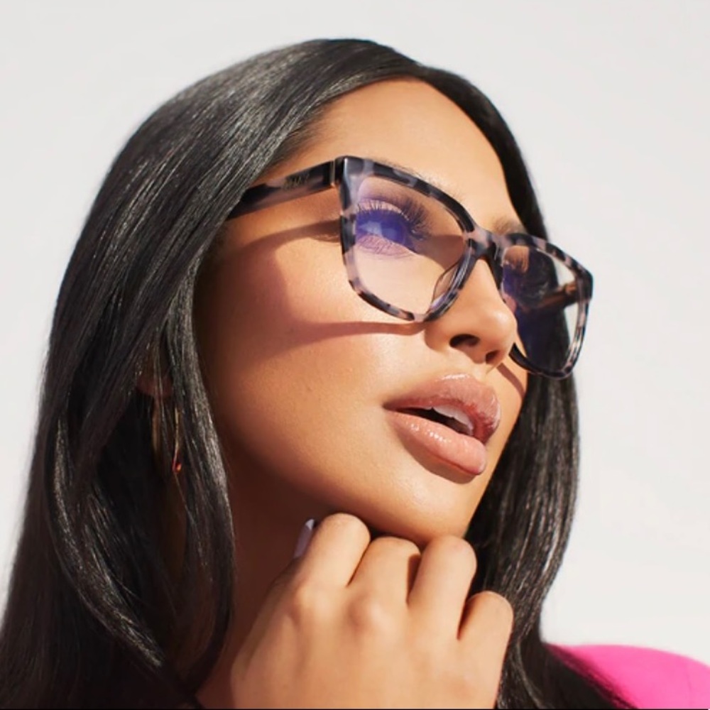 Quay Wired Oversized Blue Light Glasses